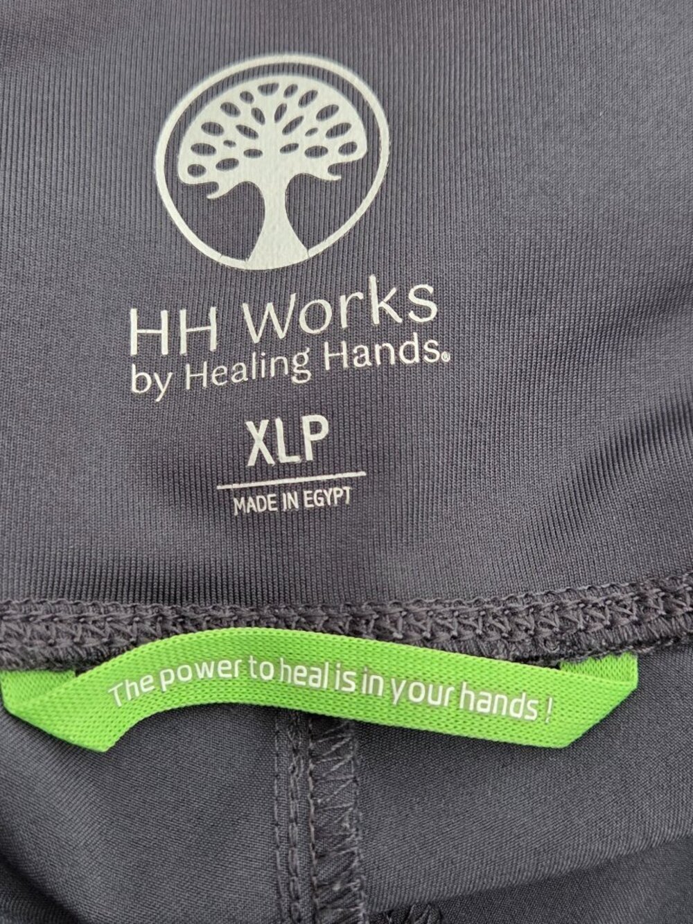 HH Works by Healing Hands | Rebecca Yoga Waist Scrub Pants XLP - Picture 6 of 8